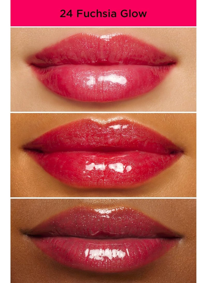 Clarins Lip Perfector Glow in the shade 24 Fuchsia Glow. - Image 2